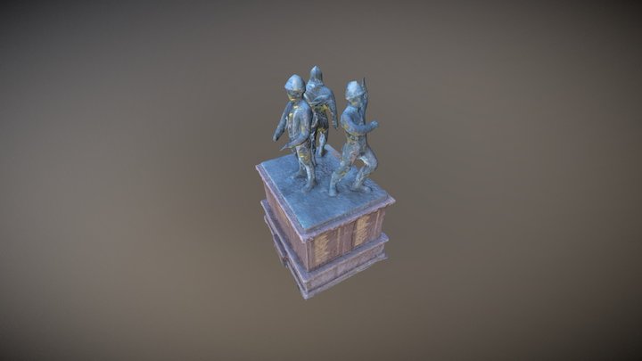 Aberdeen Piper Alpha Statue 3D Model