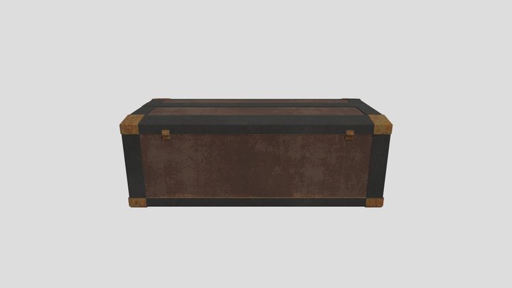Victorian loot chest model 3D Model