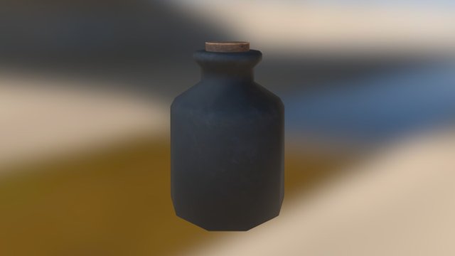 Opium Flask 3D Model