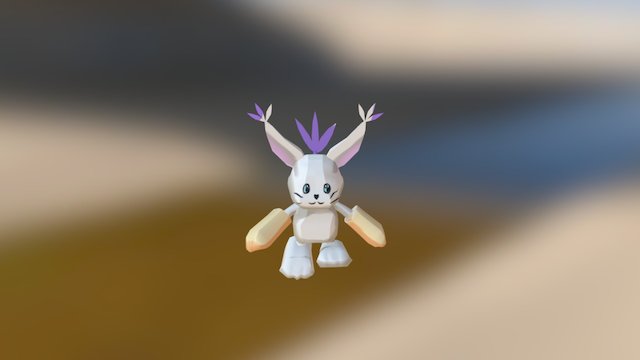 Gatomon 3D Model