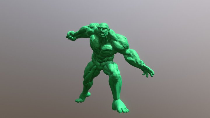 DEV01 : A01 HULK01 - Block Out 3D Model