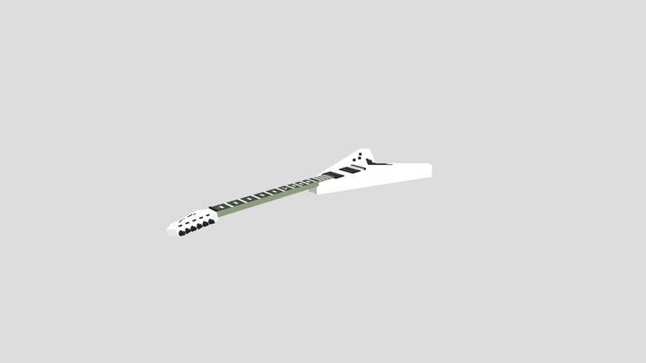 Guitar (Dean Flying V) 3D Model