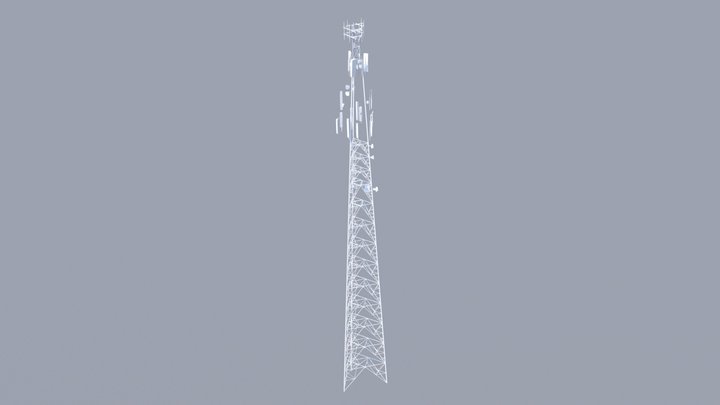 Transmission Tower 3D Model