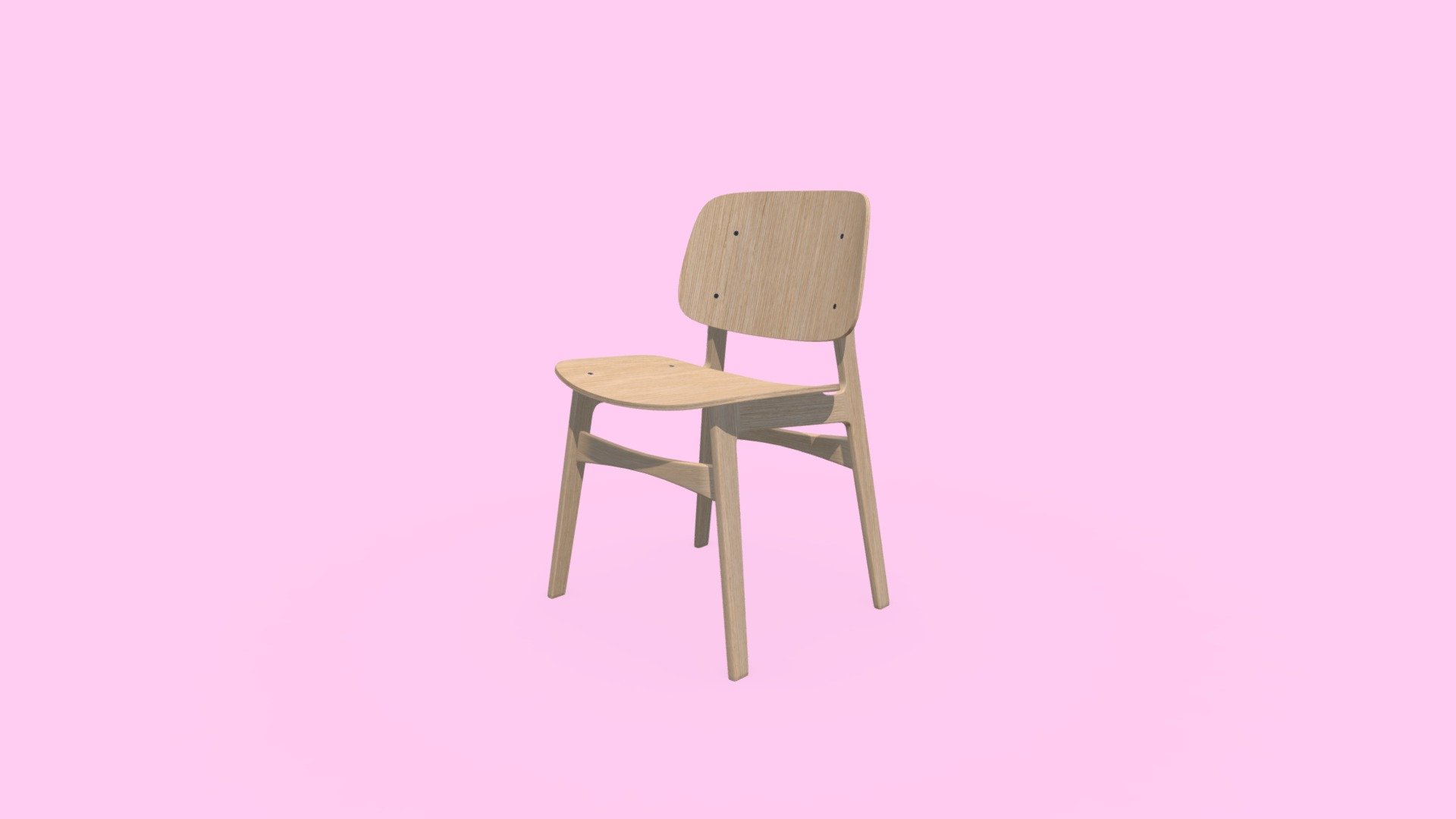 Søborg Chair - Download Free 3d Model By Dyslexic3 [dfb7c3b] - Sketchfab