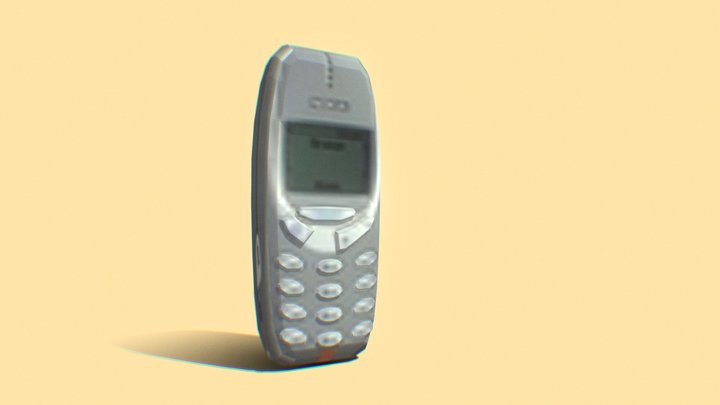PSX Style Nokia 3310 – Gratis 3D-model STL