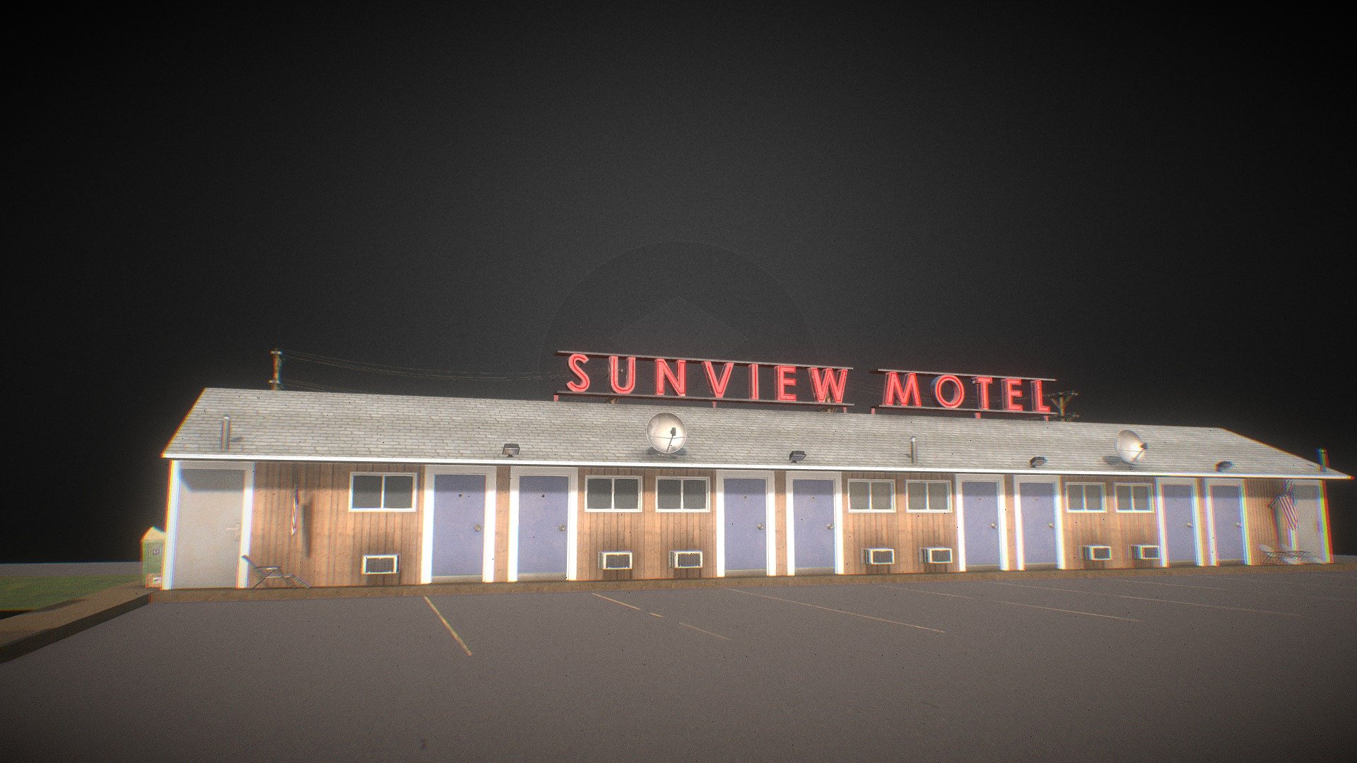 American Motel (Modular) - Buy Royalty Free 3D model by Blackoutgfx ...