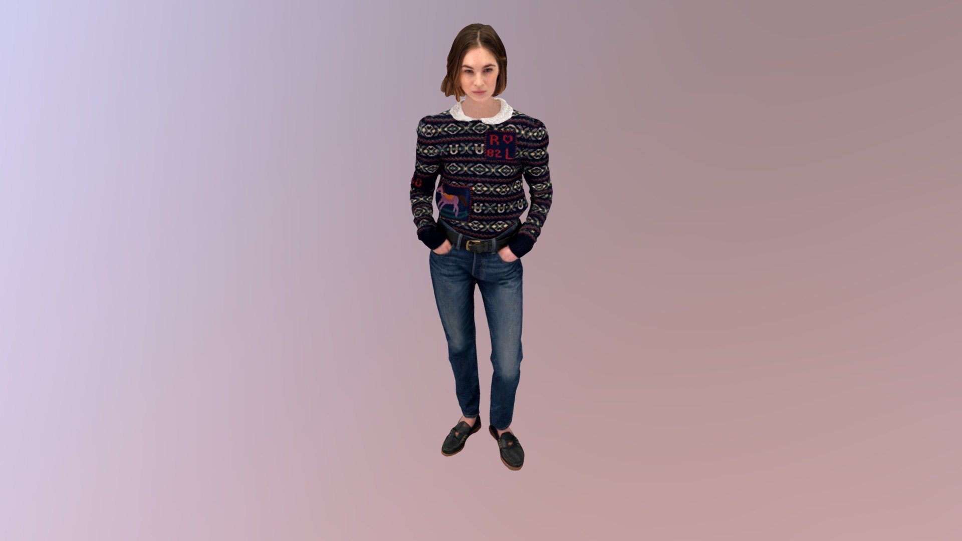 POST - SMOOTH - Sweater With Horse