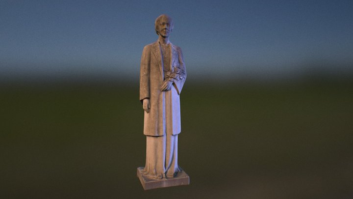 statue in brussels 3D Model