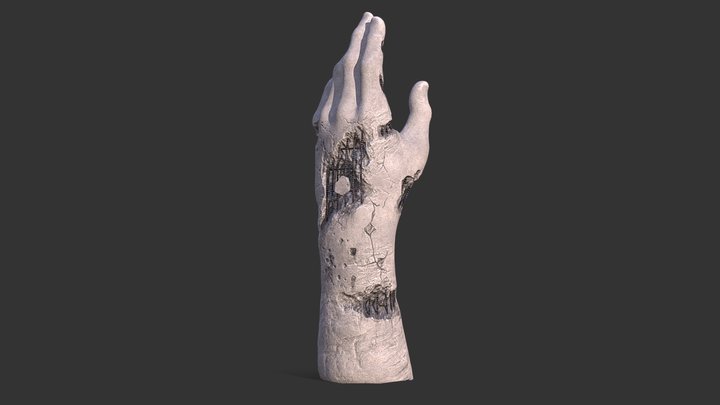 Stone Hand 3D Model