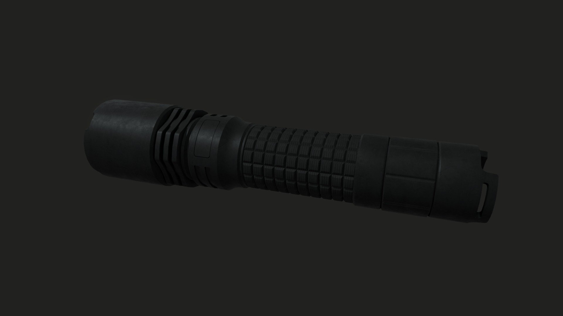 Tactical Flashlight Download Free 3D model by Blender3D [dfb9ec2