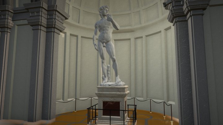 [VR] David of Michelangelo (Clean Topology) 3D Model