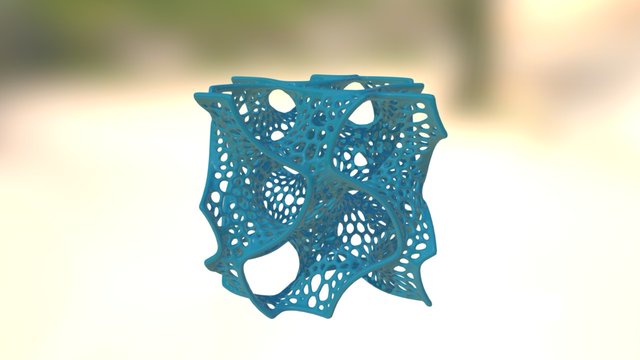 Gyroid Math Art 3D Model