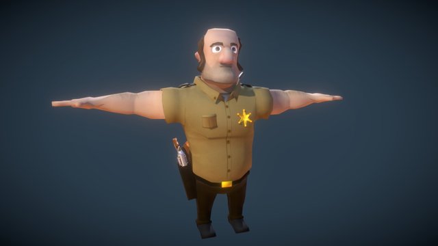 Police 3D Model