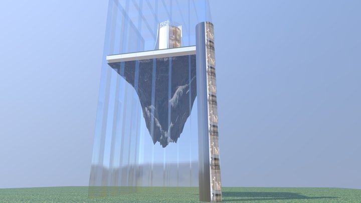 The levitating tower of the magician