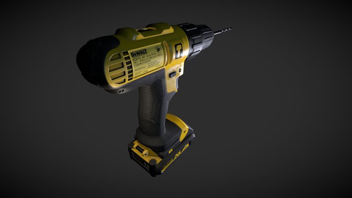 Electric drill 3D Model