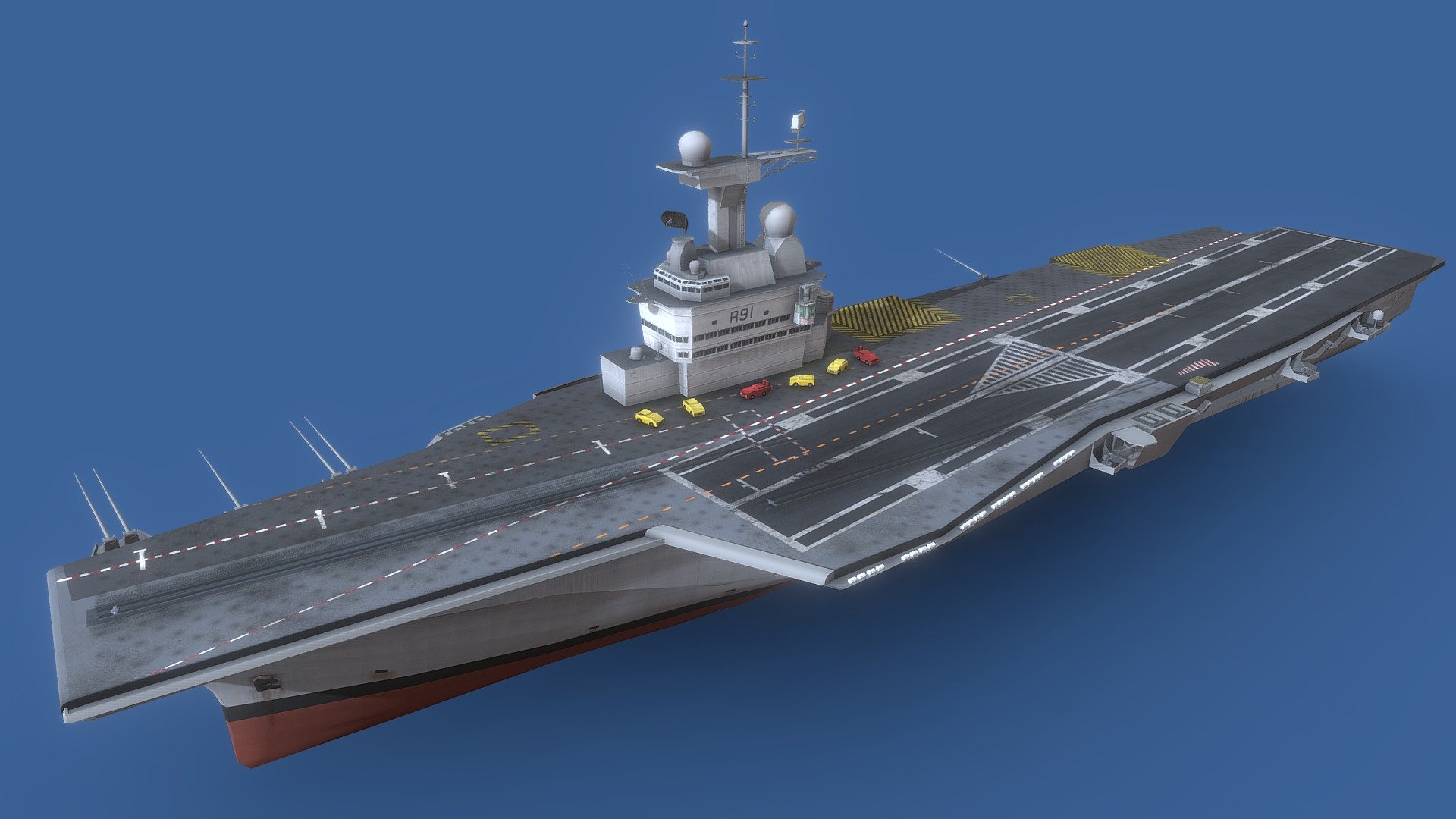 Charles de Gaulle French Aircraft Carrier
