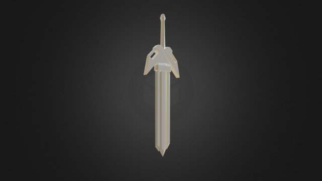 Victorygreymon's Sword 3D Model