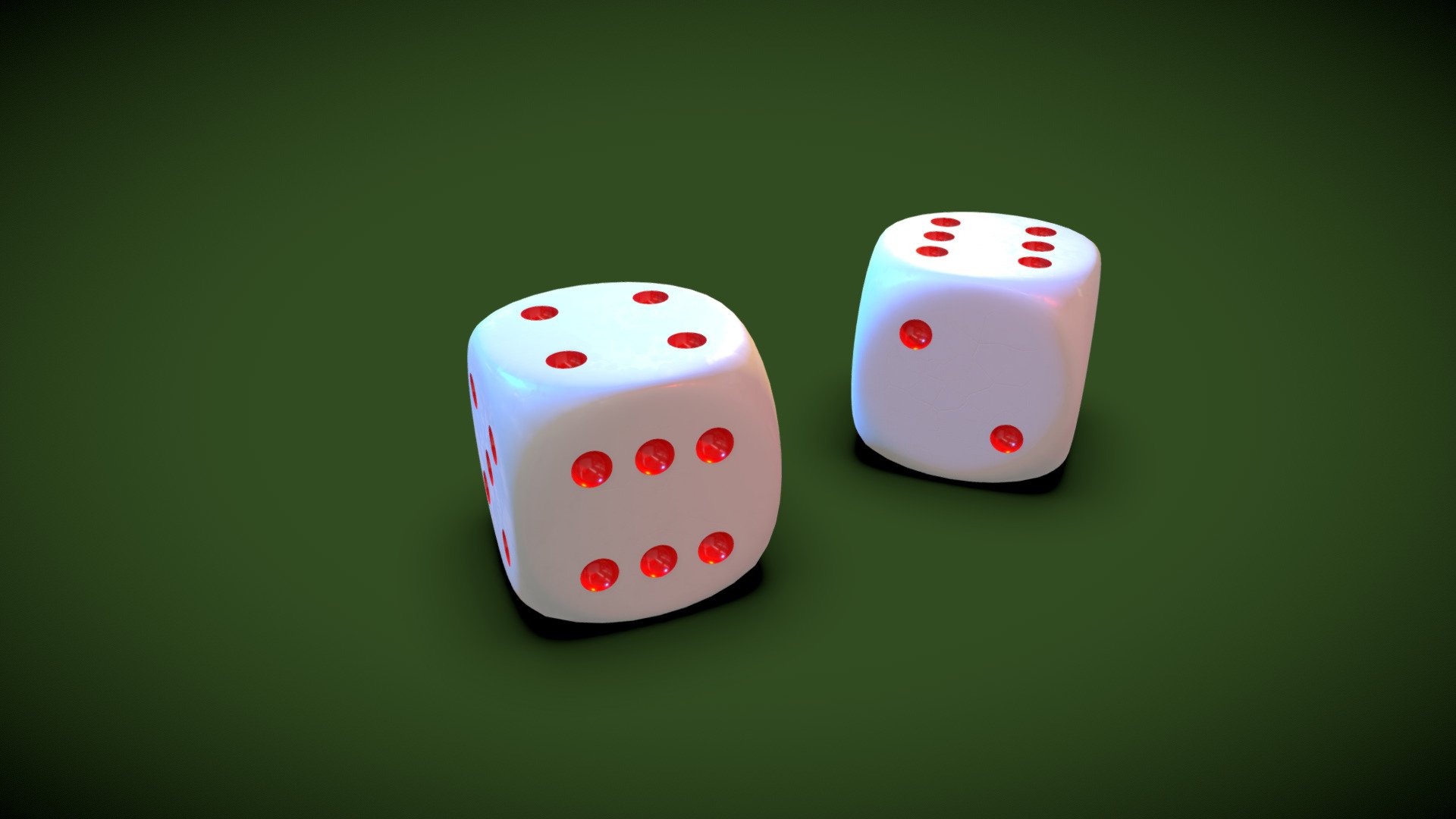 Gambling dices. Игральные кости. Download Free 3D model by Valger