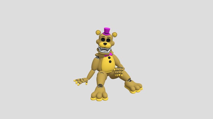 Fredbear UCN - Download Free 3D model by MrSpringMen (@MrSpringMen