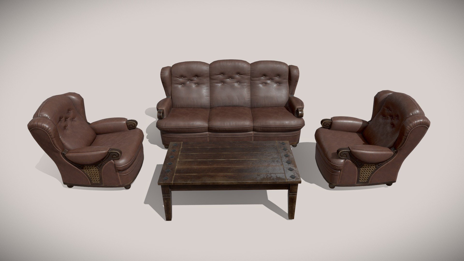 Sofa - Classic furniture set.