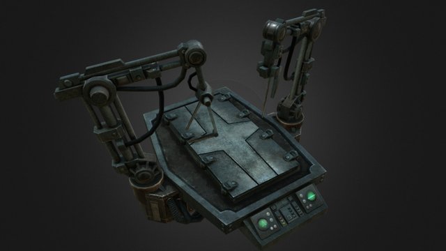 "Mechanicus Table" - Laboratory 3D Model
