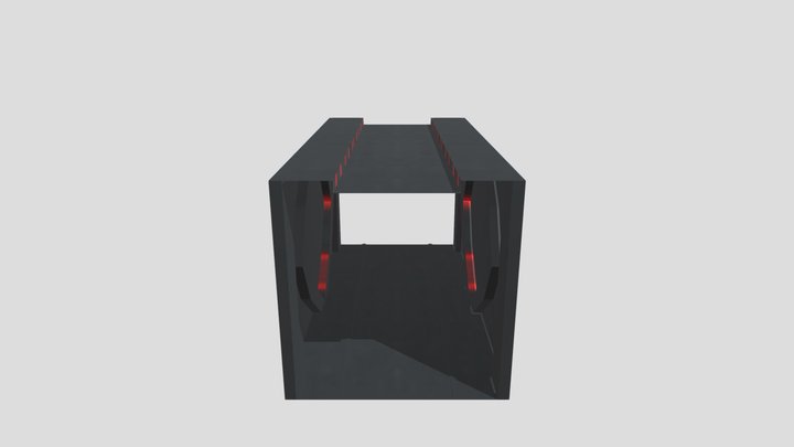 Hallway Straight 3D Model