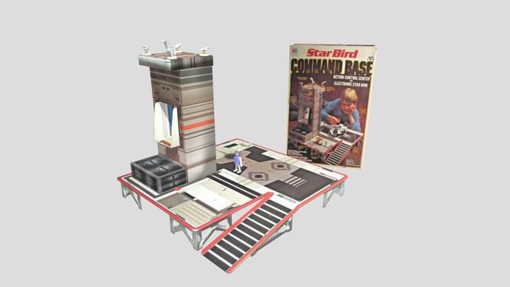 StarBird Command Base (1980s toys) (v1 obsolete) 3D Model