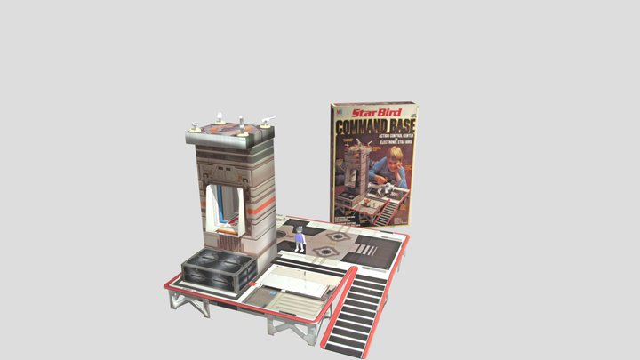 StarBird Command Base (1980s toys) 3D Model