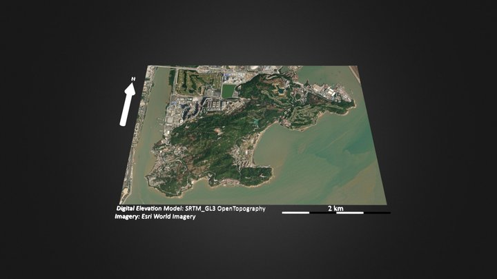 澳门叠石塘山 – Free 3D Model STL