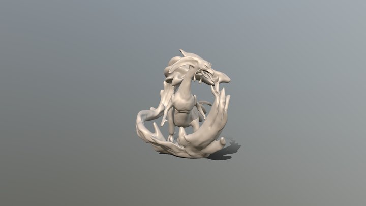 PokemonWaterDragon 3D Model