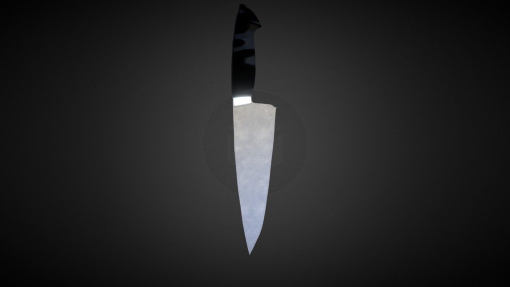 Low Poly Knife With Smudges (Kitchen Collection) - Download Free 3D ...