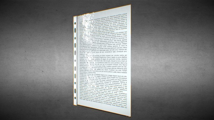 Hyper-Realistic PBR A4 Sheet Protectors