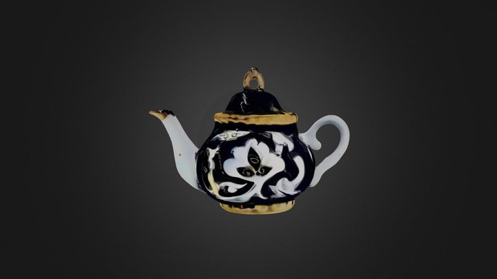 Uzbek Milliy choynak, teapot 3D Model