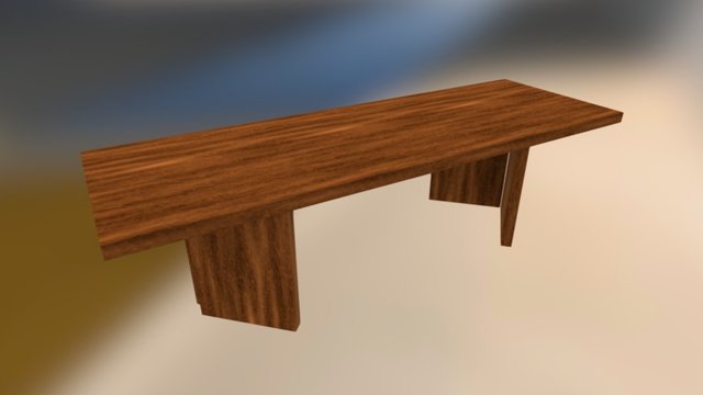 Boardroom Table 3D Model