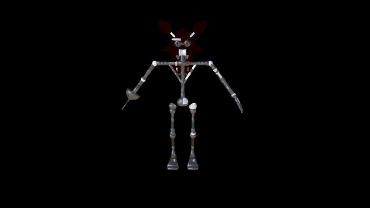 Foxy skelton 3D Model