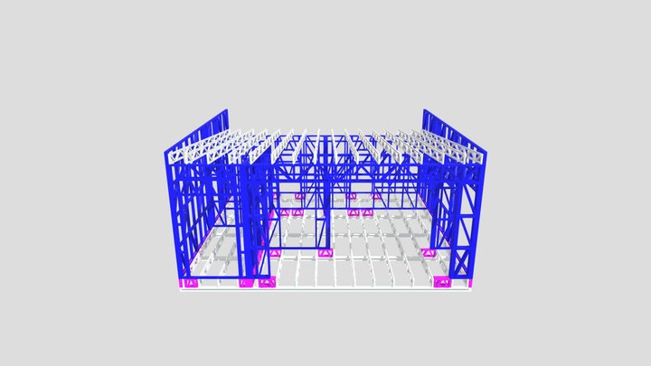 Дом 8x9 3D Model