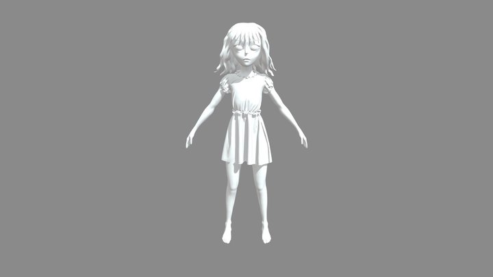 Wendy (Decimated) 3D Model