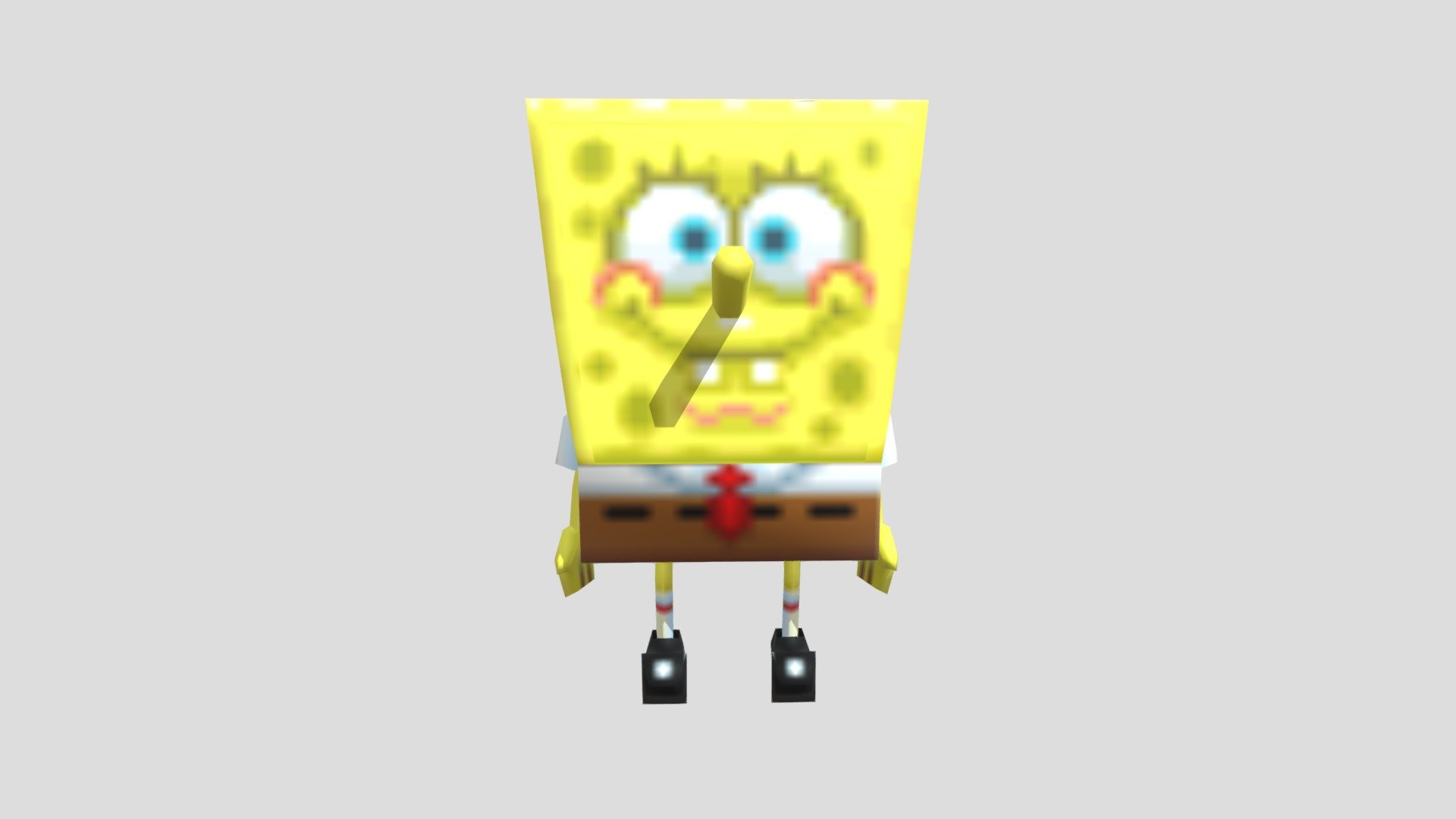 Spongebob (Spongebob's truth or square DS) - Download Free 3D model by ...