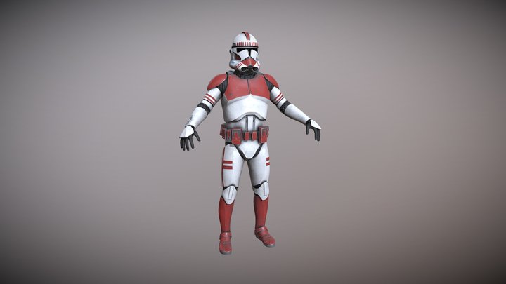 Phase 2 coruscant guard 3D Model