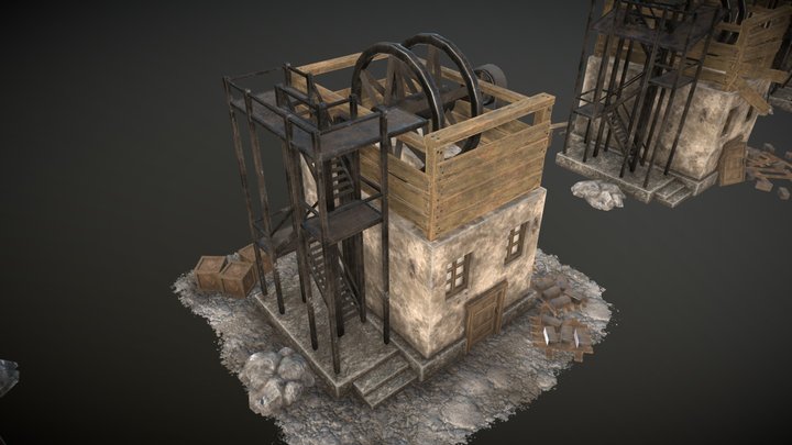 Iron Mine 3D Model
