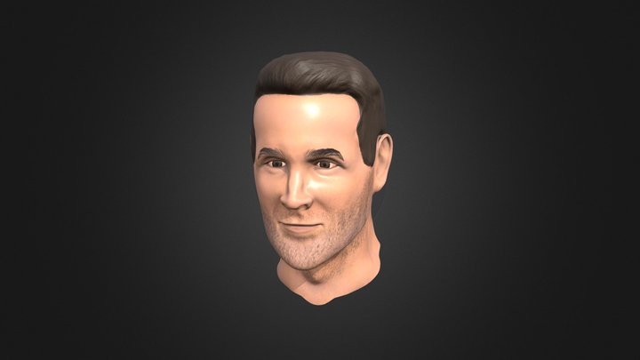 Ryan Reynolds Bust 3D Model