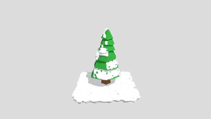 Animated Christmas tree 3D Model