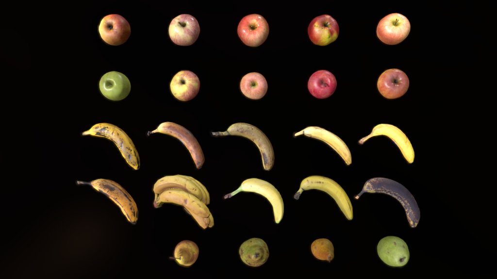 Lowpoly Fruits