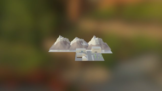 Poly City 3D Model
