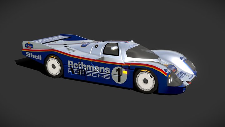 Porsche 962 | Rothmans-Porsche 3D Model