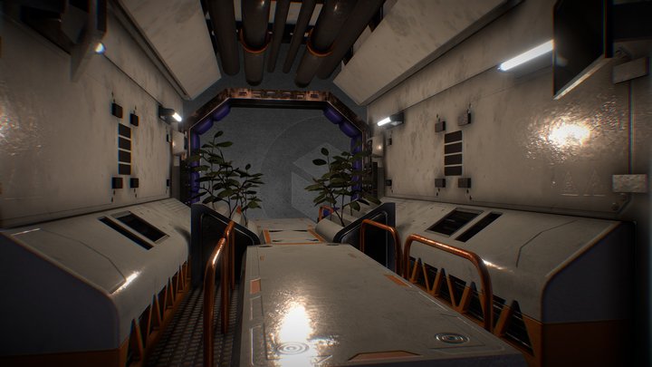 Sci Fi Biolab 3D Model