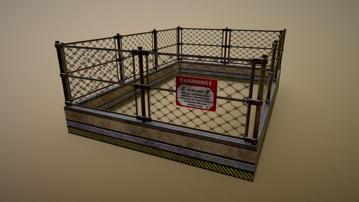 Apex Fence 3D Model