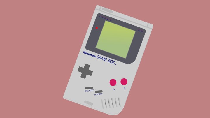 gameboy 3D Model