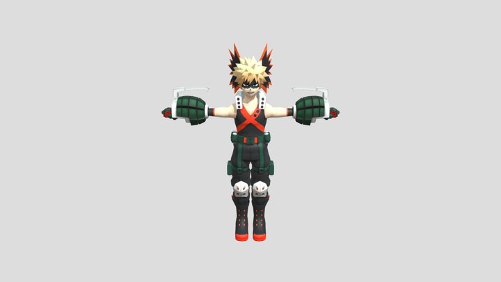 Bakugo 3D models - Sketchfab