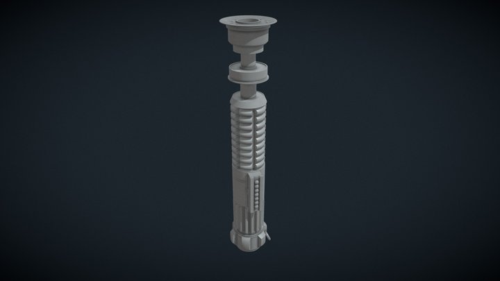 Obi-Wan Kenobi Lightsaber 3D Model